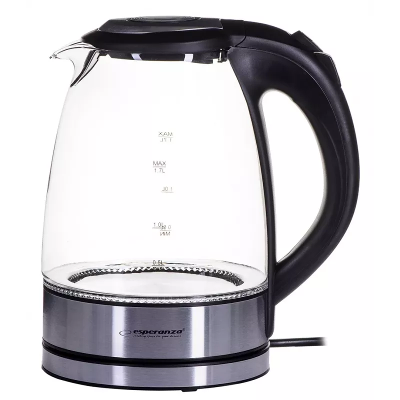 Esperanza EKK012 Elektrinis virdulys 1,7 l Juodas, Įvairiaspalvis 2200 W