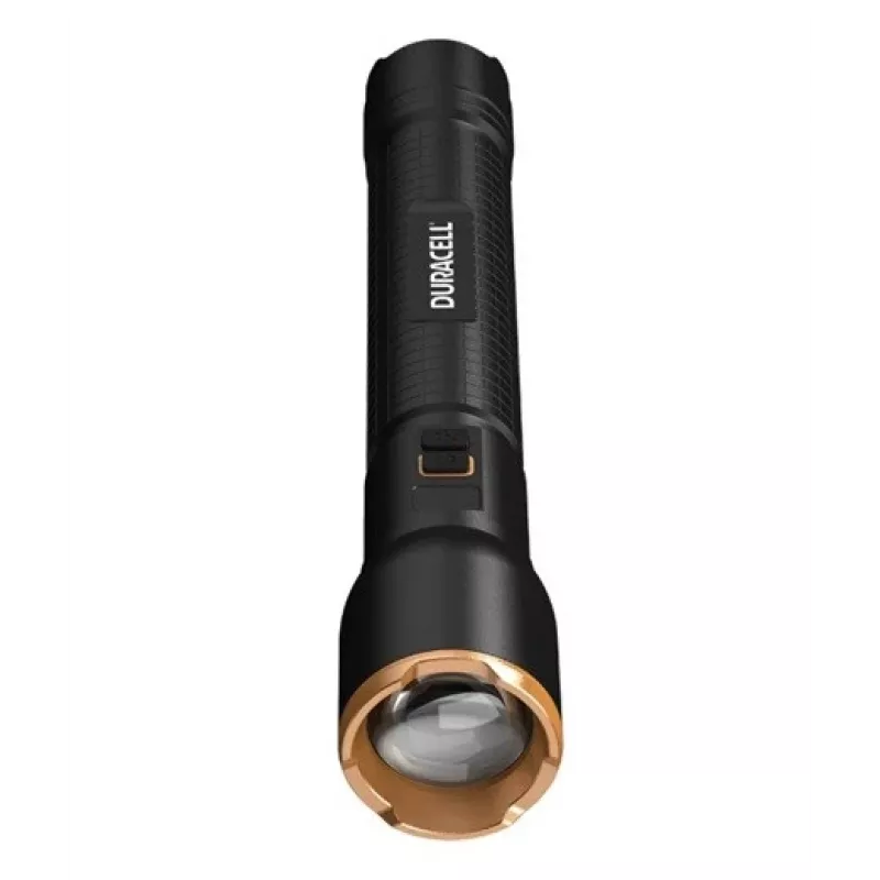 Žibintuvėlis Duracell DF6000R Gift Box – nešiojamas įkraunamas žibintuvėlis, juodas