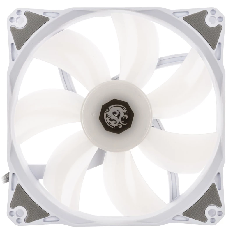 Ventiliatorius BitsPower Notos RGB PWM 120mm baltas, 3 vnt.