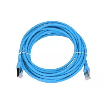 Tinklinis kabelis Extralink LAN Patchcord Kat.6A RJ-45 Cat6a 5m mėlynas