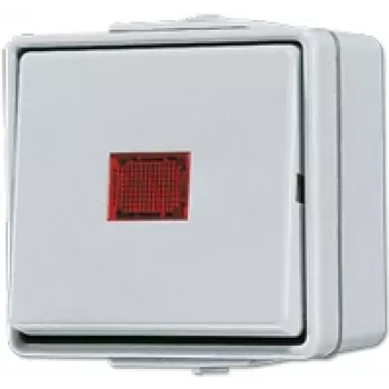 Jung 606 KOW vienpolis elektros jungiklis baltas (606KOW)