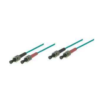 Pataisinis laidas LWL Duplex OM3 (daugiamodis, 50/125) ST/ST, LSZH, 5 m, Good Connections®