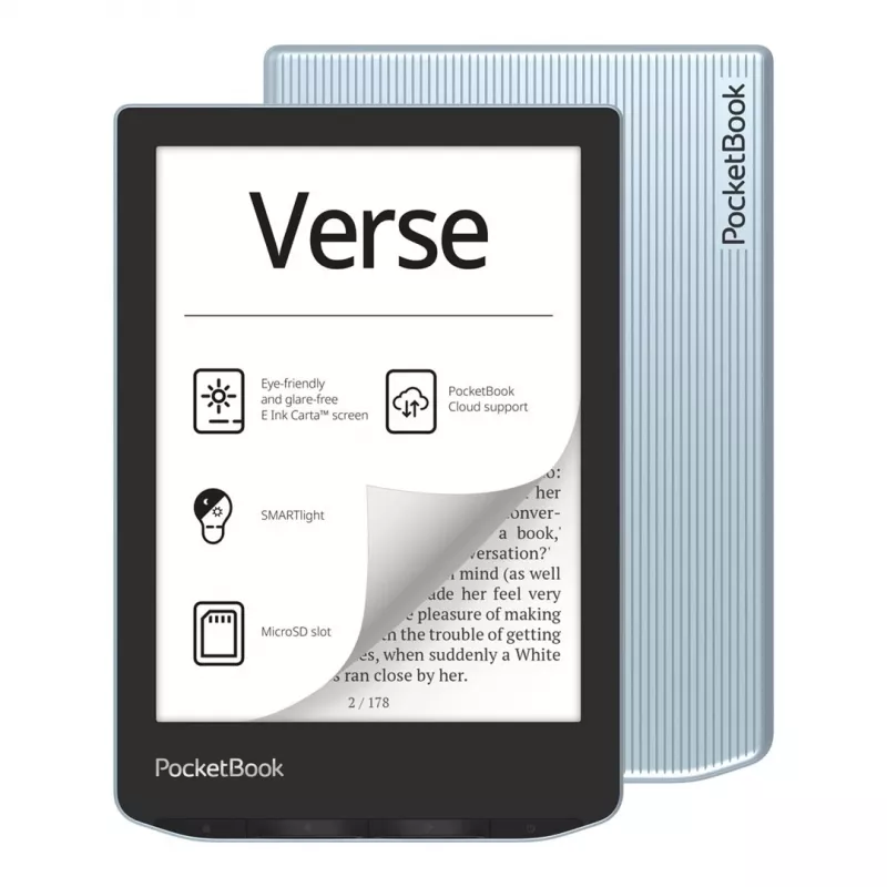 PocketBook Verse (629) skaitytuvas šviesiai mėlynas
