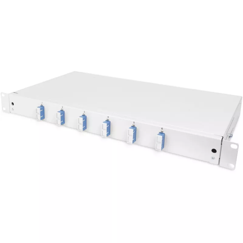 Skaidulinės optikos sujungimo dėžė Digitus DN-96320/9 SC OS2 51.5 cm Pilka
