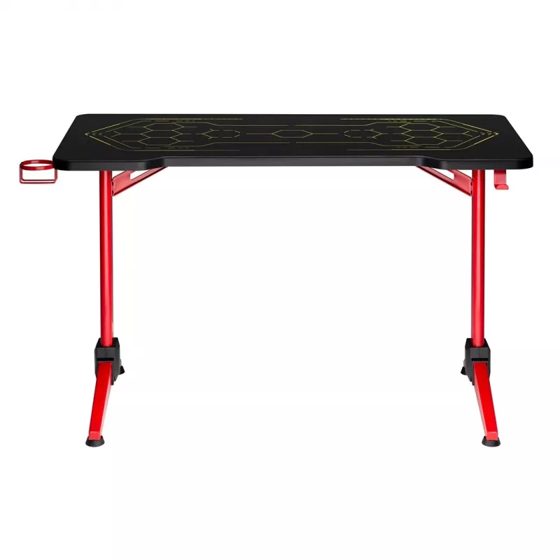 Gaming stalas MACLEAN RS163 RGB LED, didelis stalviršis, maks. apkrova 100 kg, maks. aukštis 760 mm