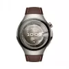 Išmanusis laikrodis HUAWEI WATCH 5 Classic 46 mm, 1,38 colio AMOLED 466×466, jutiklinis ekranas, GPS, sidabrinis korpusas, ruda juosta