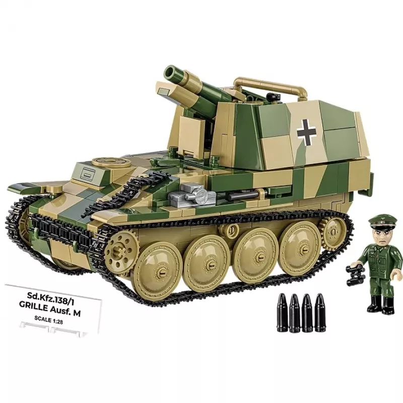 Konstrukcinis modelis Cobi SD.KFZ.138/1 Grille, 720 dalių, demonstracinis modelis