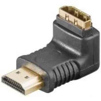 Wentronic Goobay HDMI™ kampinis adapteris, HDMI standartinis kištukas (A tipas), juodas - HDMI™ A-kištukas > HDMI™ A-lizdas (51727)