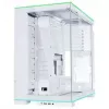 Lian Li O11 Dynamic EVO RGB PC korpuso rinkinys + HydroShift II LCD-S 360TL AiO + 6x UNI FAN SL-INF 120 Reverse Blade ventiliatoriai - Balta