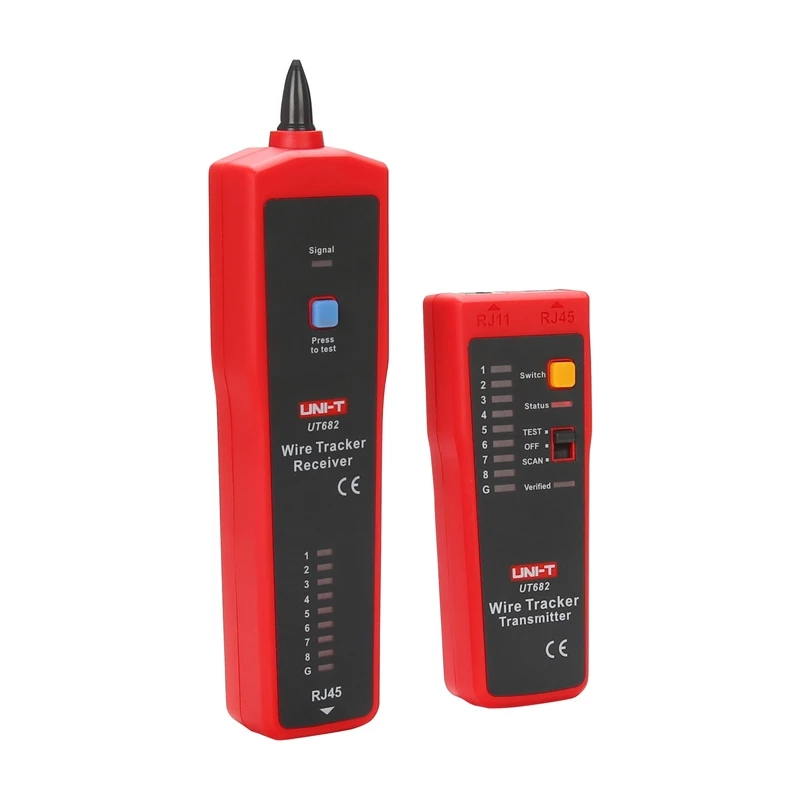 Laidų porų detektorius su RJ-45 testeriu UT-682