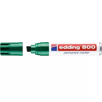 Permanentinis markeris Edding 800 Chisel Tip žalias