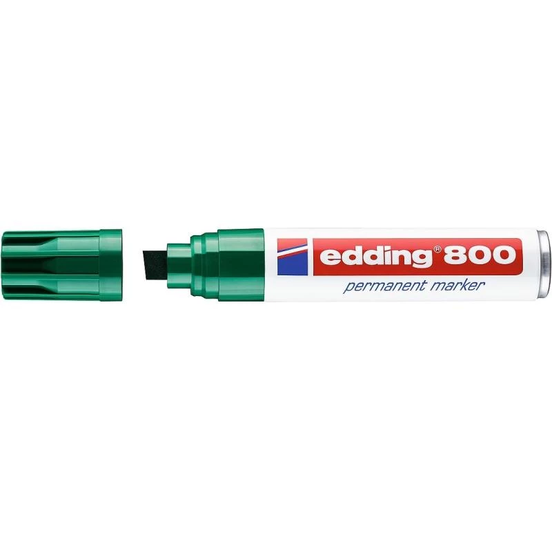 Permanentinis markeris Edding 800 Chisel Tip žalias