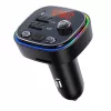 FM siųstuvas VAKOSS TC-B439K Bluetooth USB, 87.5–108 MHz, microSD/USB atkūrimas, 5V/3.1A išėjimas, RGB ekranas