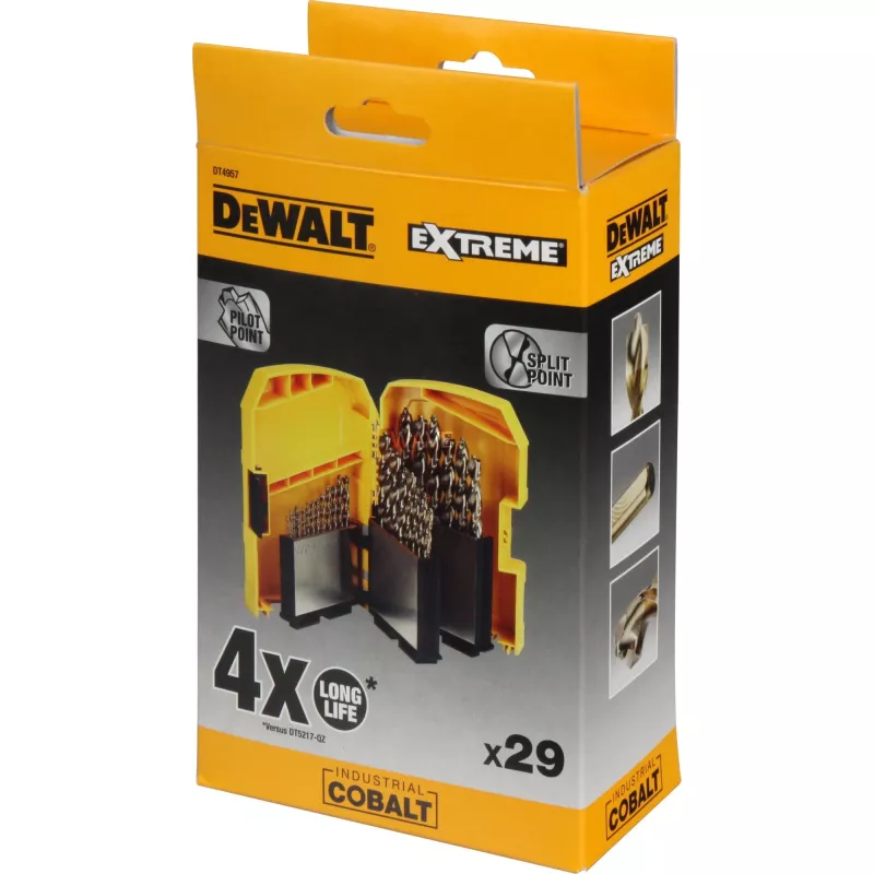 Grąžtų rinkinys DeWALT CASSETTA 29 vnt.