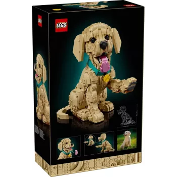 LEGO ICONS 11384 Auksaspalvis retriveris šuniukas