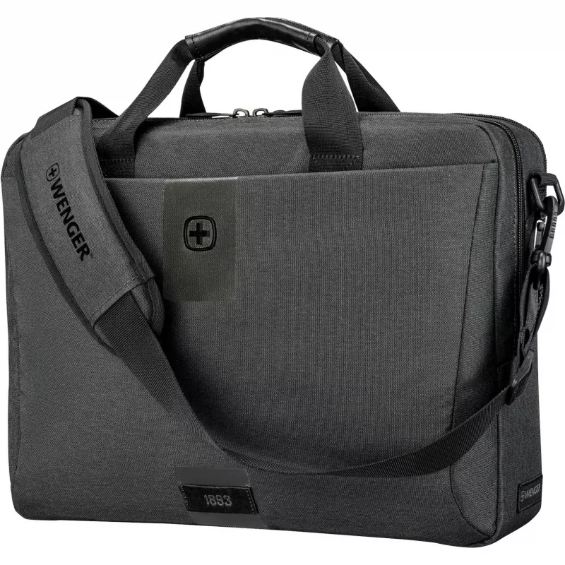 Portfelis Wenger SwissGear MX Eco Brief 40,6 cm 16 colių pilkas