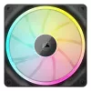 CORSAIR iCUE LINK LX140 RGB PWM korpuso ventiliatorius, 140 mm, ARGB, (2 vnt.), juodas