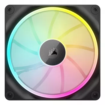 CORSAIR iCUE Link LX140 ARGB 140 mm korpuso ventiliatoriai - 2 vnt. rinkinys, juodi