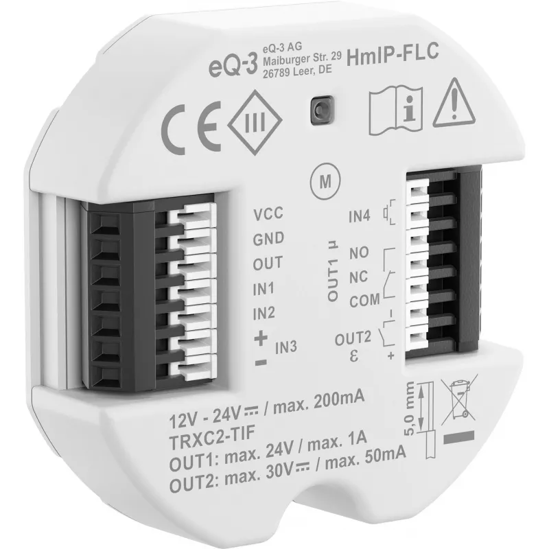 eQ-3 AG Homematic IP HmIP-FLC nuotolinio valdymo pultas, baltas, IP20