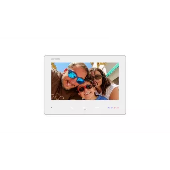 Vaizdo domofono sistema Hikvision DS-KH7300EY-WTE2/Balta 17,8 cm (7 inch)