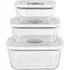 Rommelsbacher Vakuuminio sandarinimo stiklinių indų rinkinys VCG 1, 3 dalys (350 ml, 670 ml, 1100 ml), permatomas