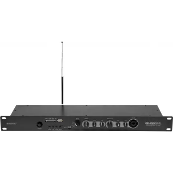 Priešstiprintuvas Omnitronic EP-220PR su MP3 grotuvu ir FM radiju
