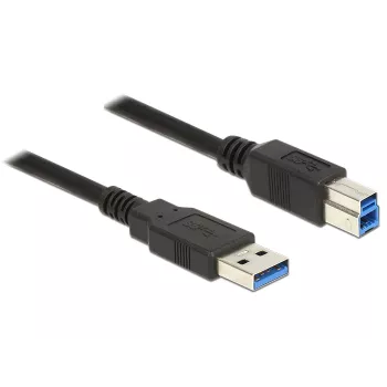 USB laidas DeLOCK 85066 USB 3.2 Gen 1 1m USB A USB B juodas