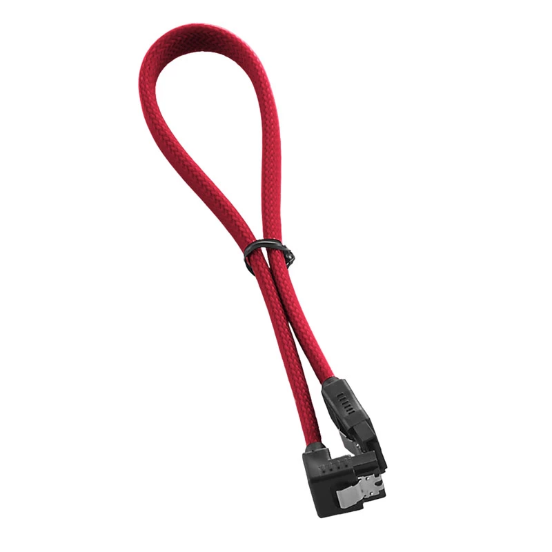 ModMesh Right Angle SATA 3 laidas 30cm - Raudonas - Skaitmeninis/duomenų (CM-CAB-RSAT-N30KR-R)