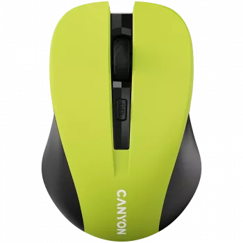 Pelė CANYON MW-1 Wireless Yellow CNE-CMSW1Y