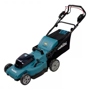 Makita DLM481Z akumuliatorinė vejapjovė stūmiamoji juoda mėlyna metalinė