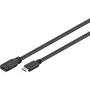 USB laidas Goobay 45393 juodas