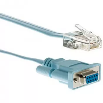 CISCO CAB-CONSOLE-RJ45= Cisco konsolinis kabelis 6 pėdų su RJ45 ir DB9F