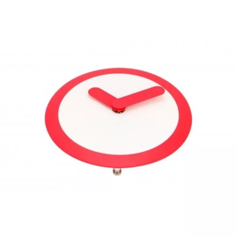 NeXtime klok 2615ro Focus, Ø25 cm, sieninis, baltas/raudonas