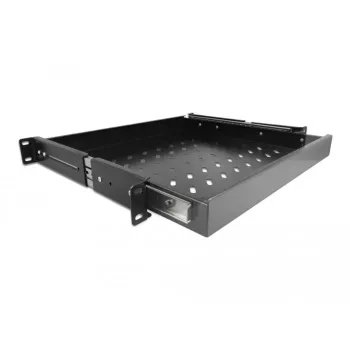 Delock 1U stalčius stelažui - juodas - 48,3 cm (19 inch)