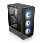 Kompiuterio korpusas Thermaltake View 200 TG ARGB Midi Tower juodas
