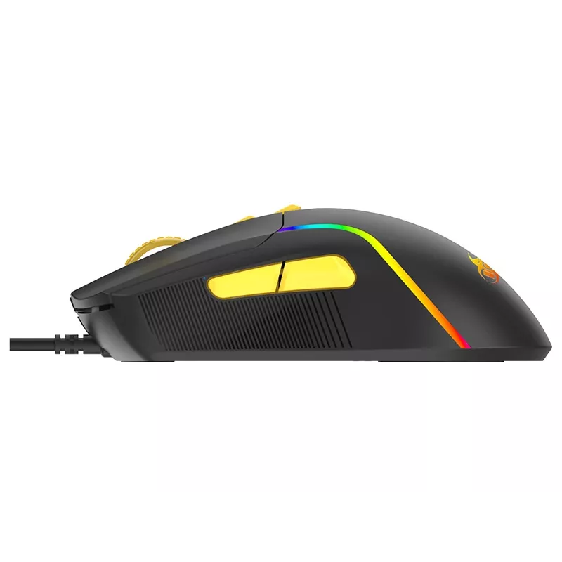 Tracer HORNET 87 žaidimų klaviatūra ir pelė, mechaninė, USB, QWERTY, juoda/geltona