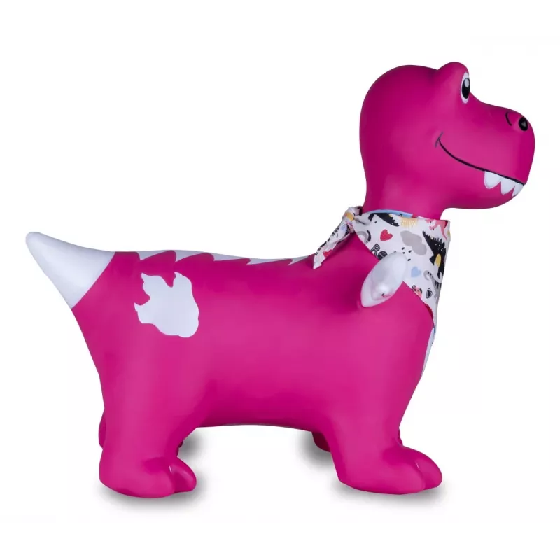 Pripučiamas šokinėjantis žaislas Jamara HoppyDoo Dino su sparneliais rožinis su pompa 466008