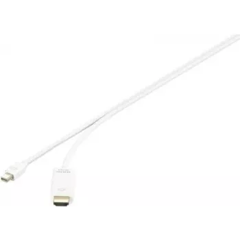 Renkforce RF-3697528 vaizdo kabelio adapteris 1 m Mini DisplayPort → HDMI baltas (RF-3697528)