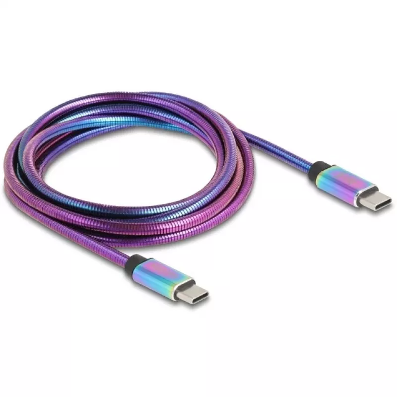 DeLOCK USB 2.0 kabelis USB C 2 m, įvairiaspalvis, 81116