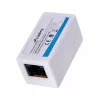 Tinklo jungtis LANBERG AD-RJ45-RJ45-OU6 — balta RJ-45 1 įėjimas į 1 išėjimą