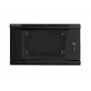 Sieninis tinklo stovas LANBERG WF02-6606-10B 6U 600x374.3x600 mm nerūdijantis plienas juodas