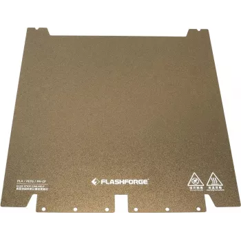 Plieninė spausdinimo platforma 3D spausdintuvui Flashforge GUIDER3 PLUS, Ultra PEI paviršius, originali dalis 70002484002