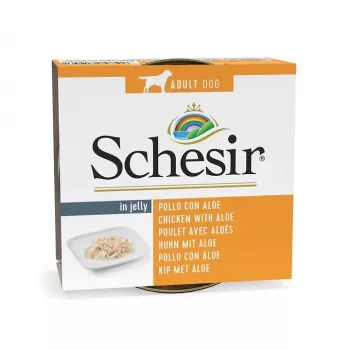SCHESIR in jelly vištiena su alijošiumi – šlapi šunų ėdalas – 150 g