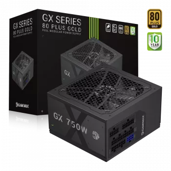 Gamemax GX 750GF 750 W 80 PLUS Gold pilnai modulinis maitinimo šaltinis