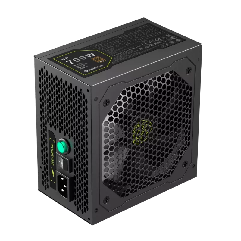 Gamemax VP 700S 700W maitinimo blokas, 80 PLUS Bronze, nestandartinis
