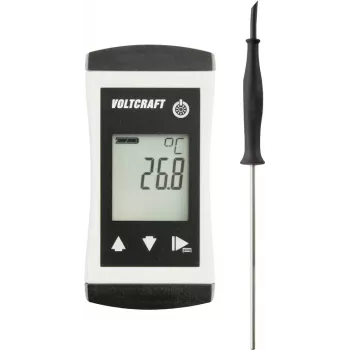 VOLTCRAFT PTM 100 + TPT-200 temperatūros matavimo prietaisas -200 - 450 °C zondas Pt1000 IP65