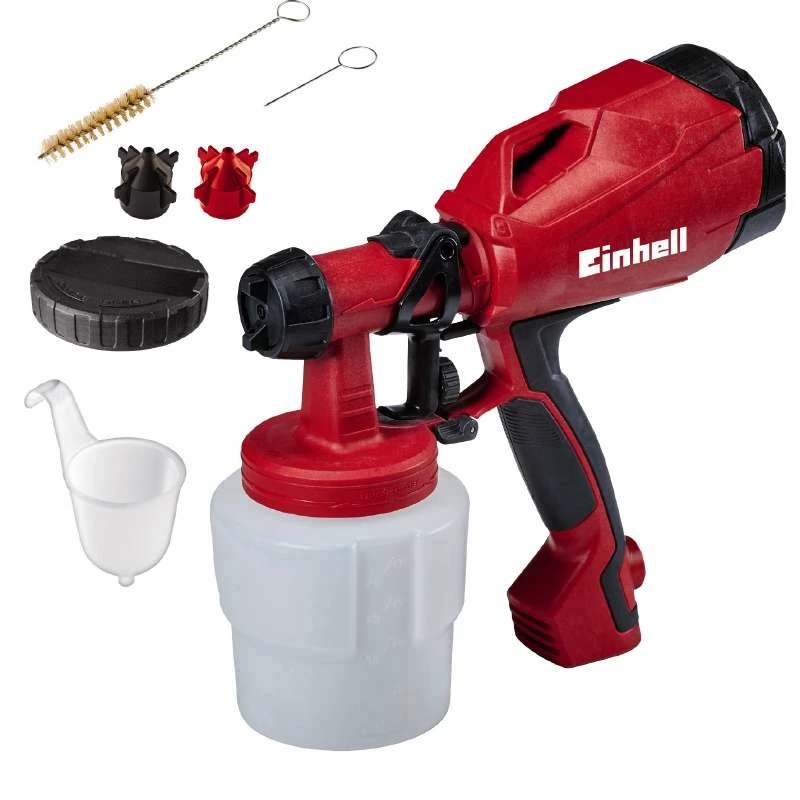 Einhell TC-SY 400 P 4260005 dažų purškimo sistema, 400 W, 0,8 l talpykla, raudona/juoda