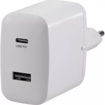 VOLTCRAFT UC-2ACX001 VC-11501480 USB-C įkroviklio lizdas, 2x USB-A + USB-C, USB-PD, 3000 mA