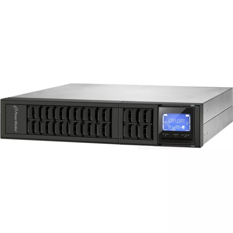 PowerWalker VFI 2000CRM LCD nepertraukiamo maitinimo šaltinis (UPS) 2 kVA 1600 W 4x IEC C13 lizdai