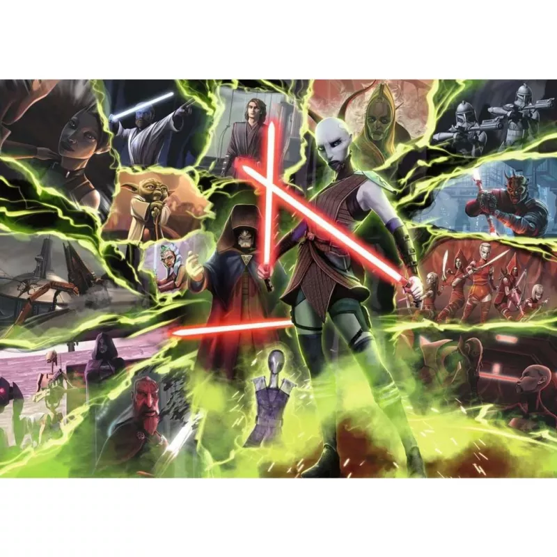 Dėlionė Star Wars Villainous: Asajj Ventress (1000 dalių)